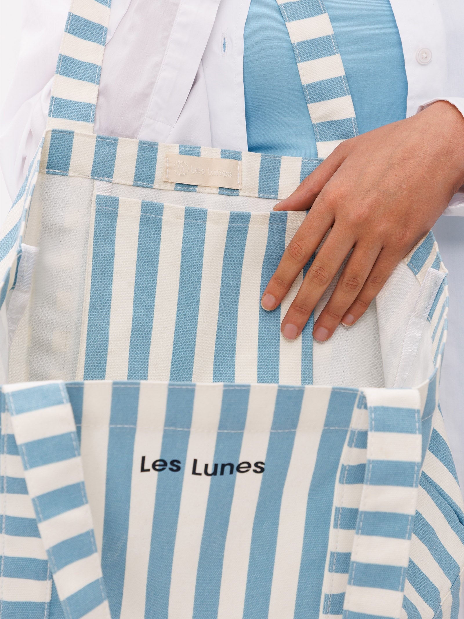 Stripe Sky Blue/White