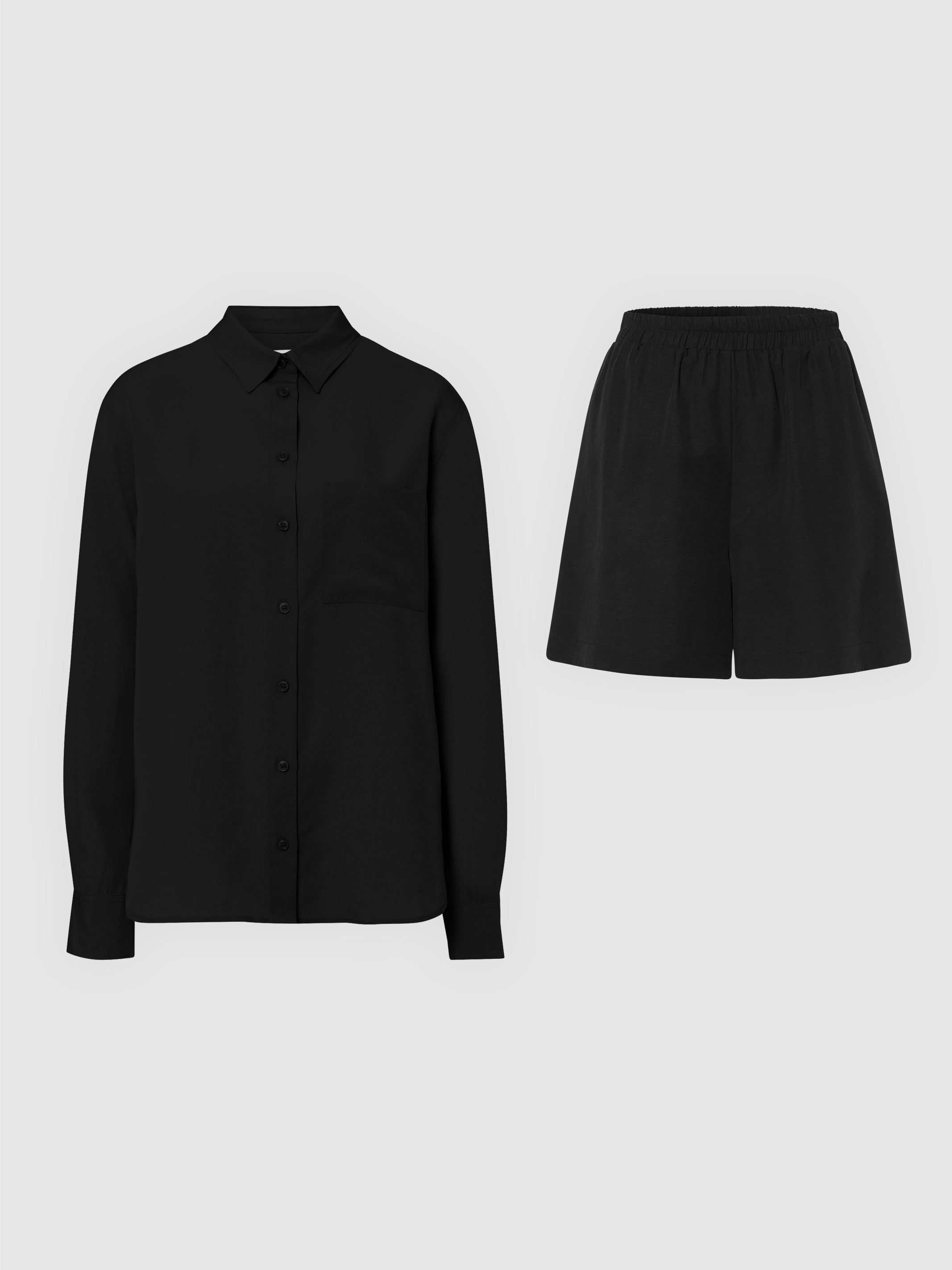 Le set Cooling short Ellie et chemise Hattie