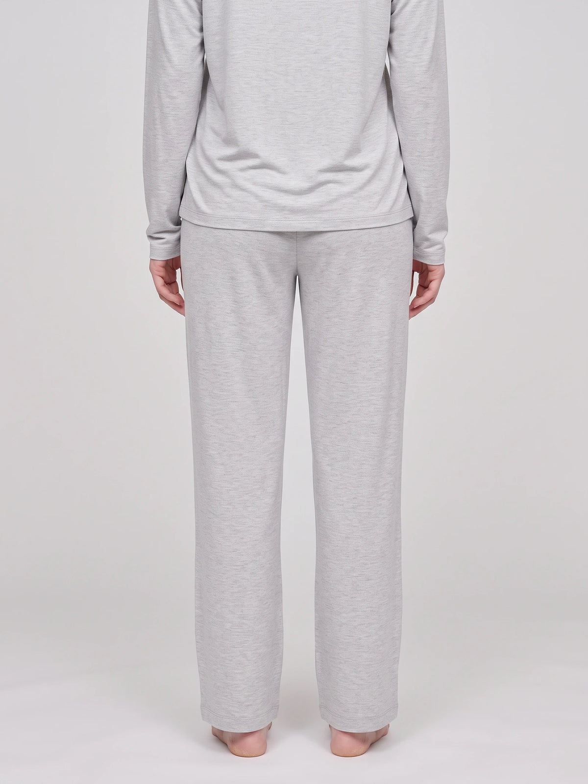 Ensemble de pyjama Floorence gris clair chiné