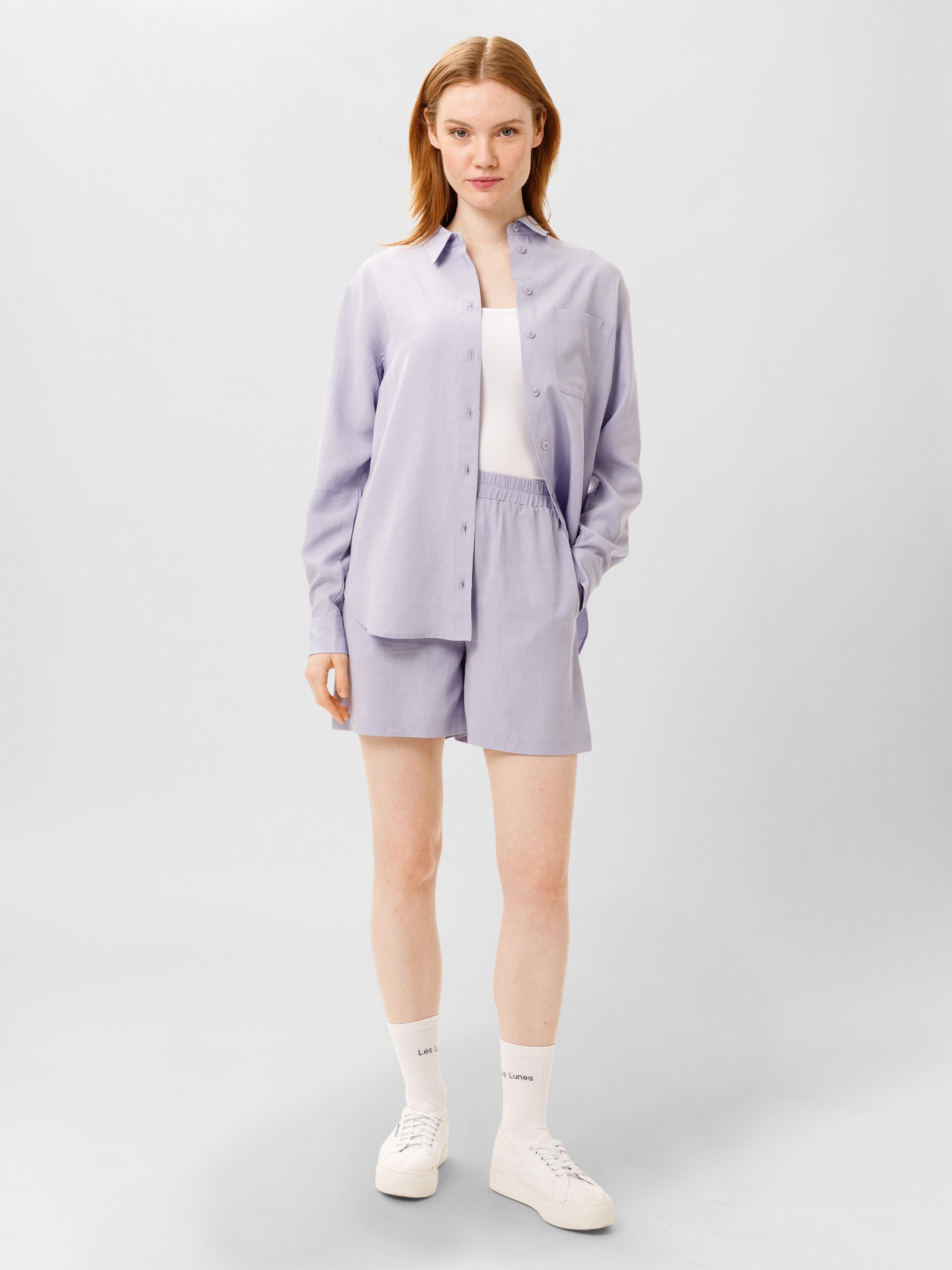 Le set Cooling short Ellie et chemise Hattie