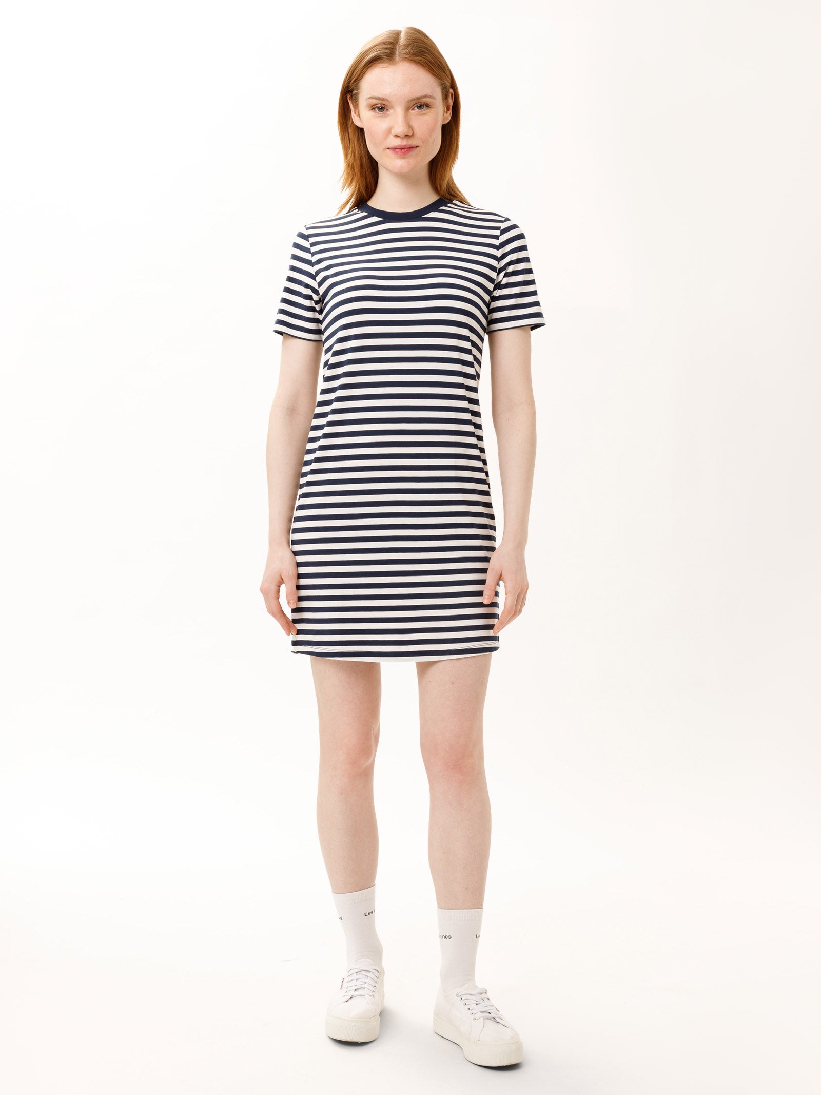 Stripe Dress Blue/Bright White