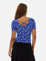 Blue Daisy Print