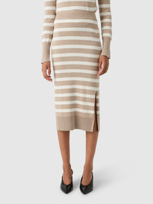 Beige Melange / Off White