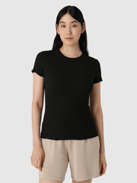 T-shirt côtelé Juuno