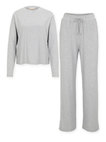 Ensemble de pyjama Floorence gris clair chiné