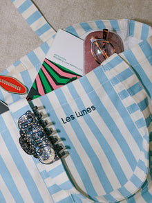 Stripe Sky Blue/White