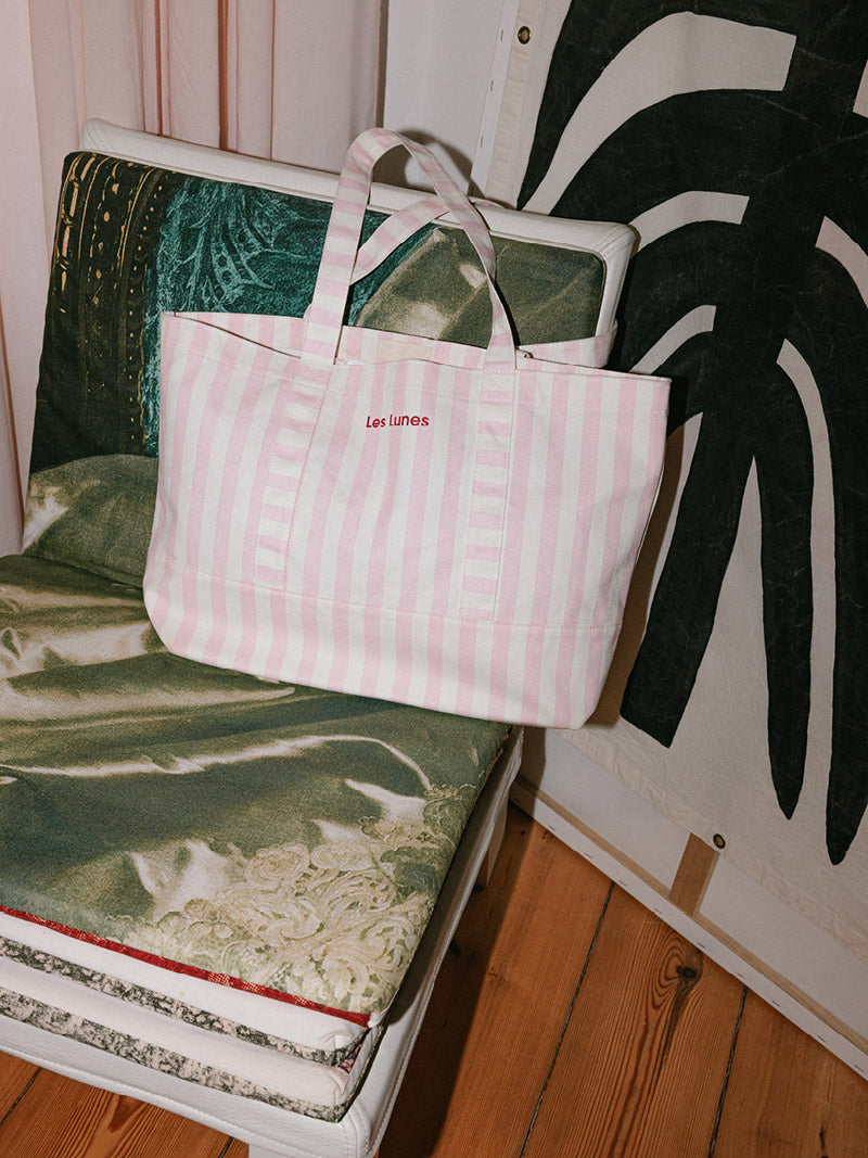 Stripe Pale Lilac/White