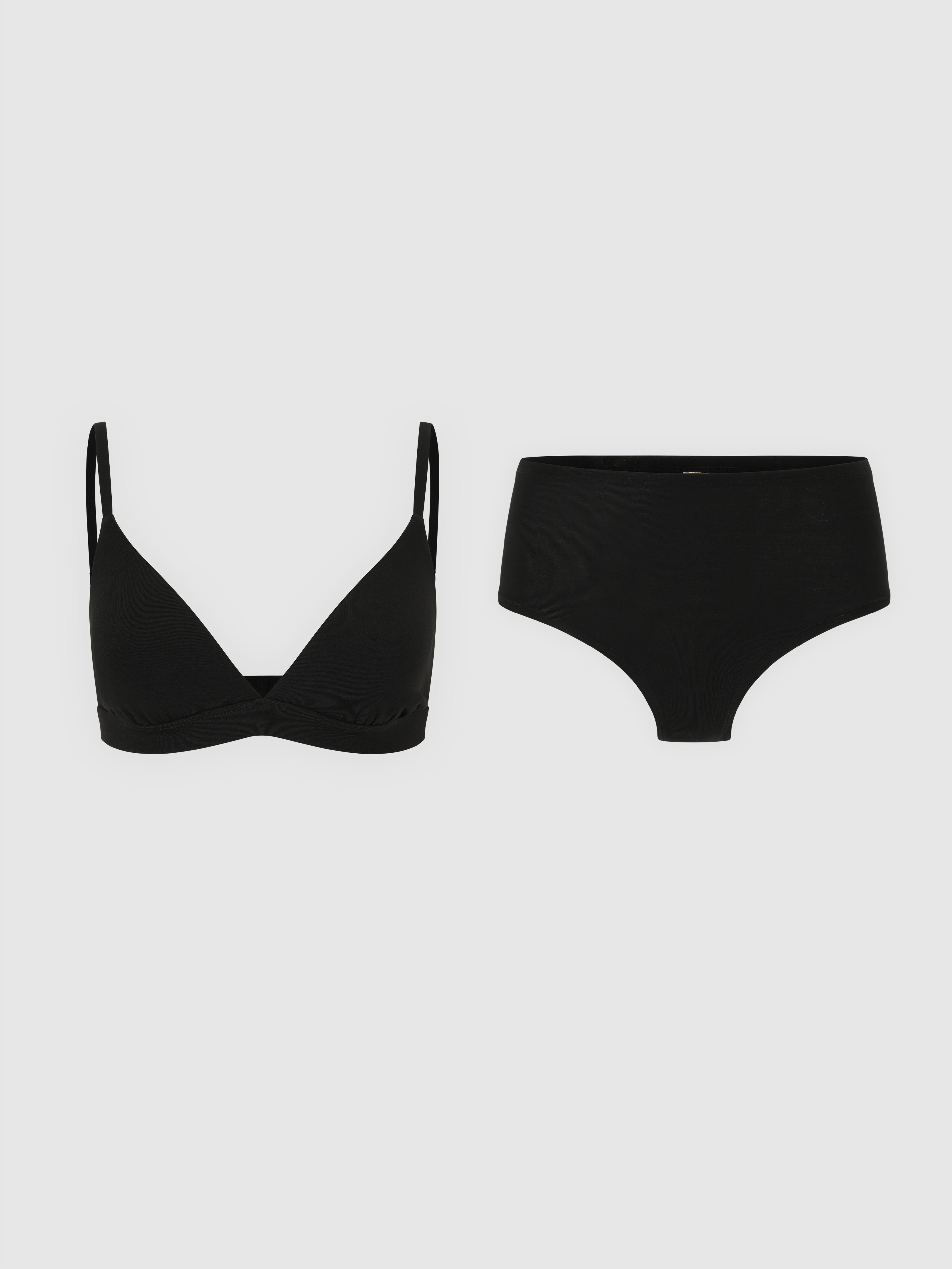 Le set Roryy brassière triangle et culotte taille haute