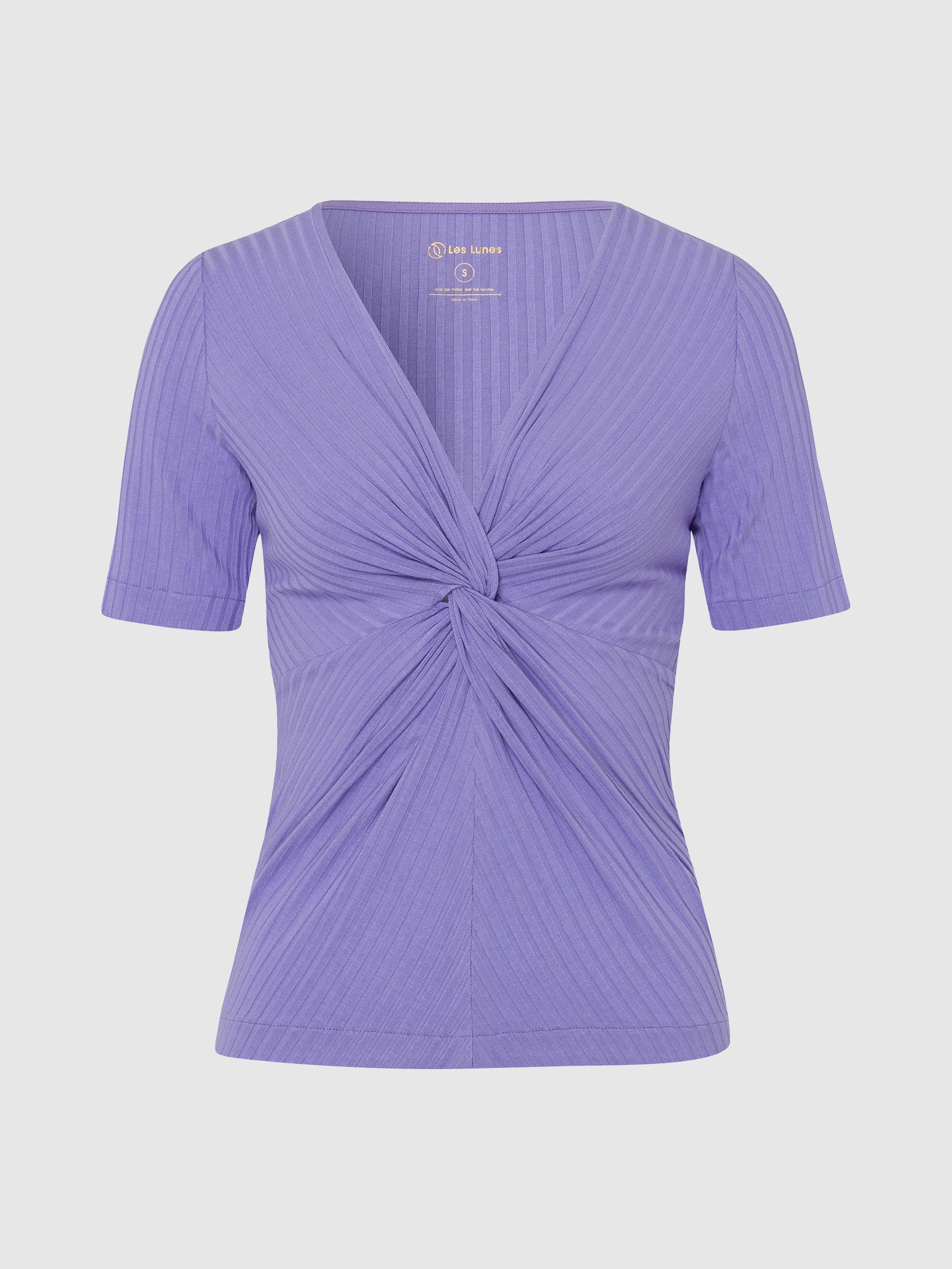 T-Shirt Michelle en Lilas Pastel