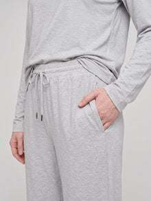Ensemble de pyjama Floorence gris clair chiné