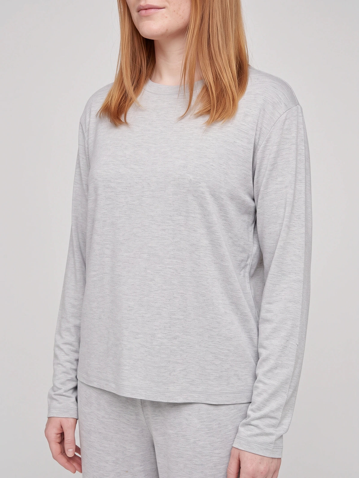 Ensemble de pyjama Floorence gris clair chiné