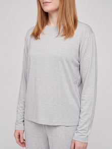 Ensemble de pyjama Floorence gris clair chiné